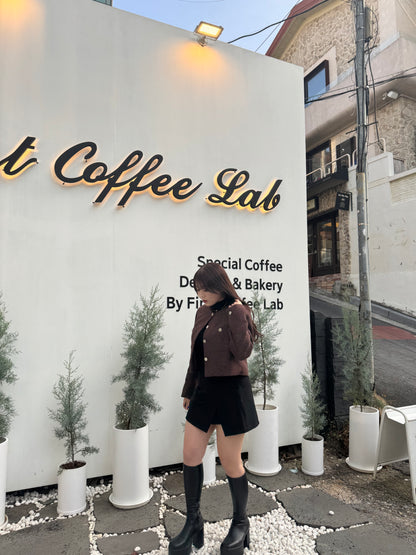 Classic Tweed Short Jacket